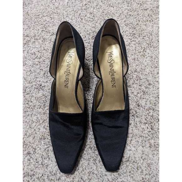 Vintage YSL Black Pumps Size 7 - Picture 8 of 9